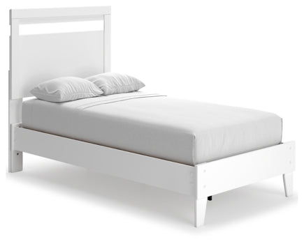 Flannia Twin Panel Bed - furniture place usa