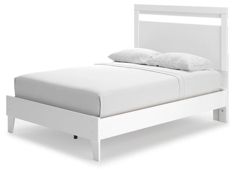 Flannia Full Panel Platform Bed - furniture place usa