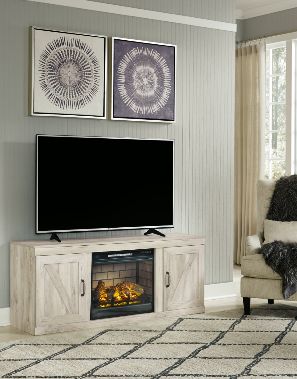 Bellaby TV Stand with Electric Fireplace - furniture place usa