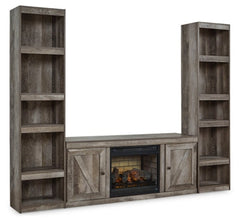 Wynnlow 3-Piece Entertainment Center with Electric Fireplace - furniture place usa