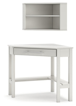 Grannen Home Office Corner Desk with Bookcase - furniture place usa
