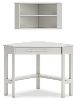 Grannen Home Office Corner Desk with Bookcase - furniture place usa