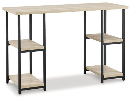 Waylowe Home Office Desk and Storage - PKG010500 - furniture place usa