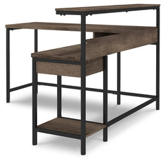 Arlenbry Home Office L-Desk with Storage - furniture place usa