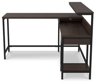 Camiburg Home Office L-Desk with Storage - furniture place usa