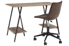 Bertmond Home Office Desk with Chair - furniture place usa