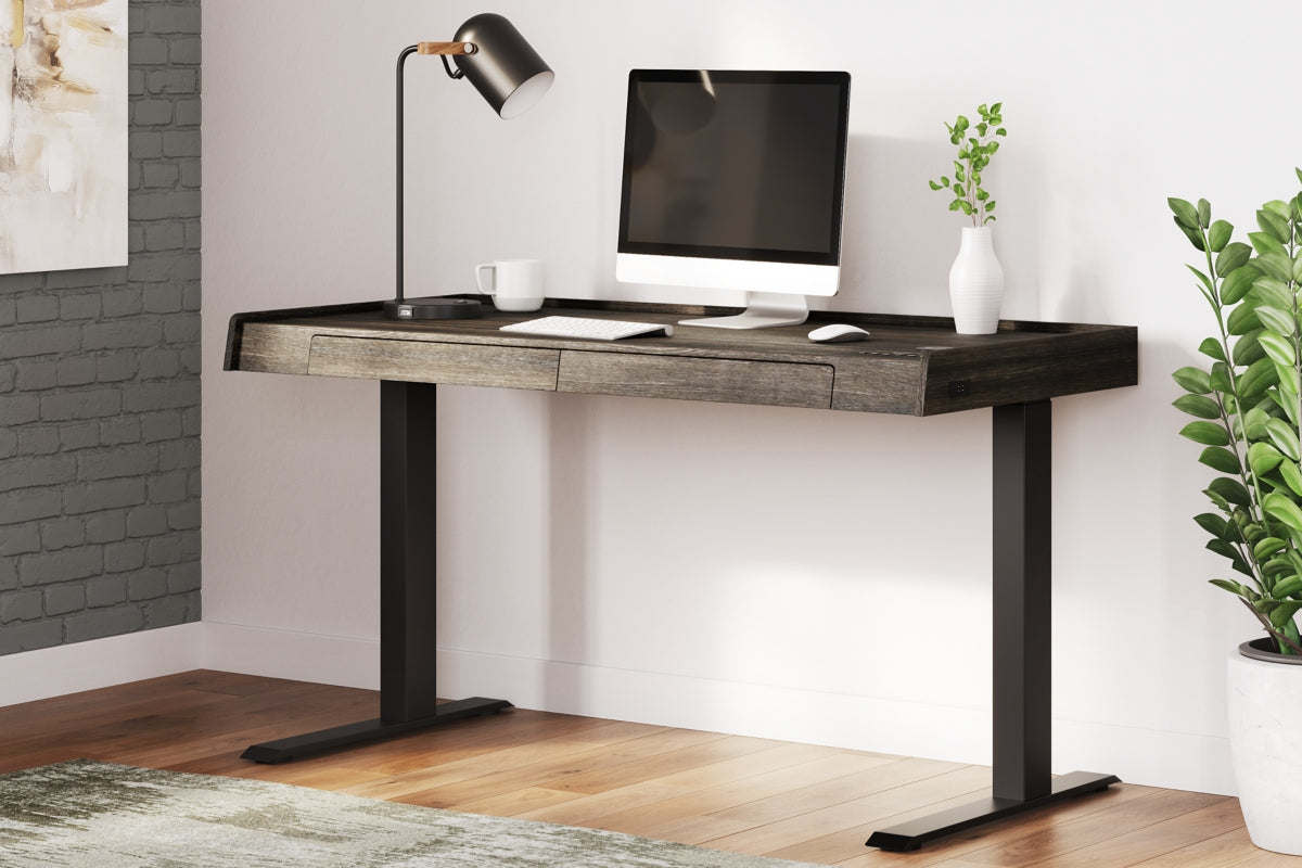 Zendex 55" Adjustable Height Desk - furniture place usa