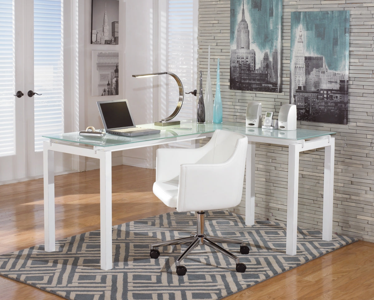 Baraga Home Office Desk with Chair - furniture place usa