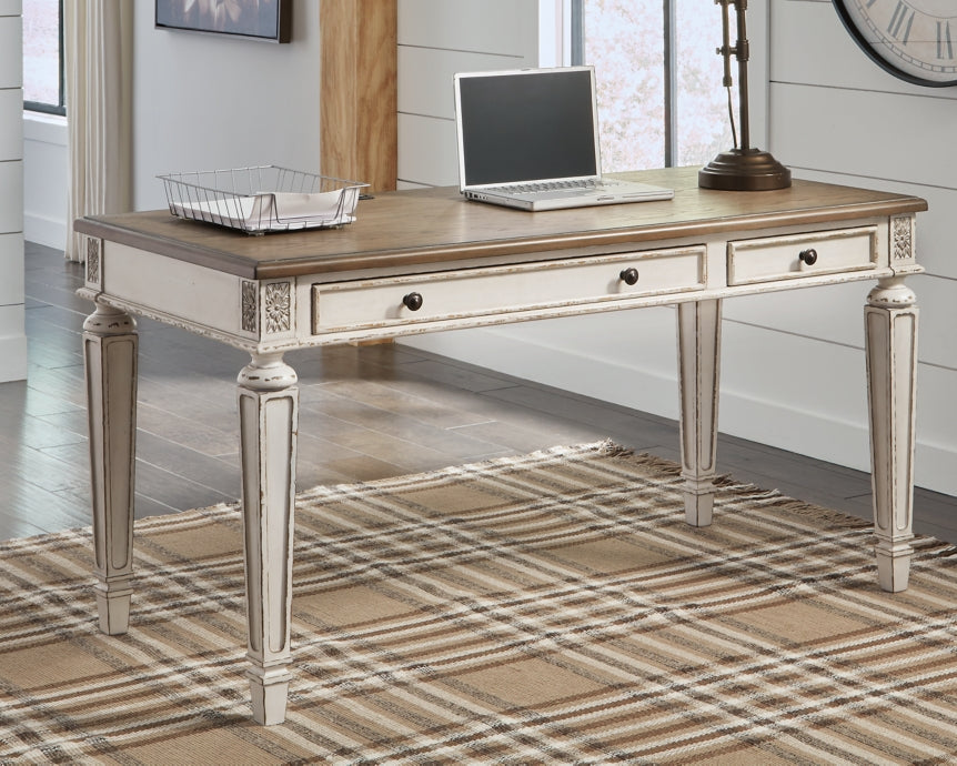 Realyn Home Office Desk and Storage - furniture place usa