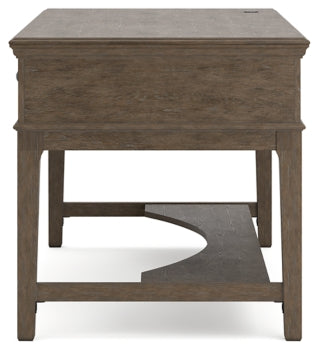 Janismore Home Office Storage Leg Desk - furniture place usa