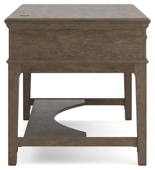 Janismore Home Office Storage Leg Desk - furniture place usa
