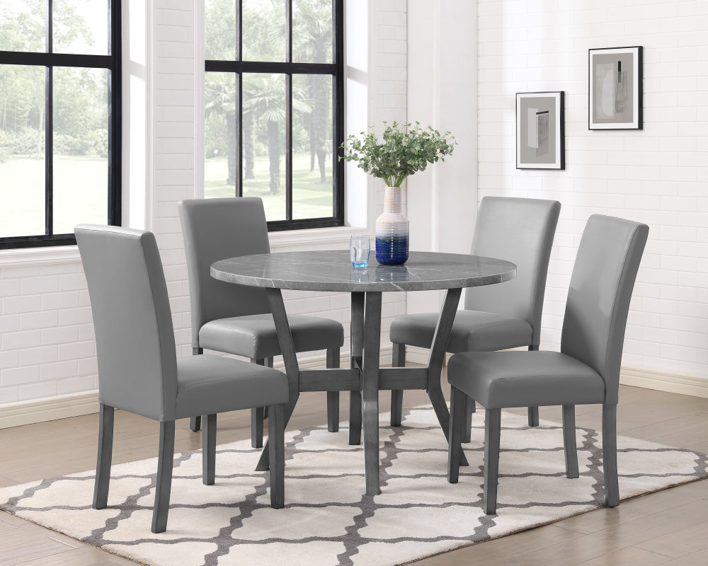 JUDSON 5-PK DINING SET G - furniture place usa