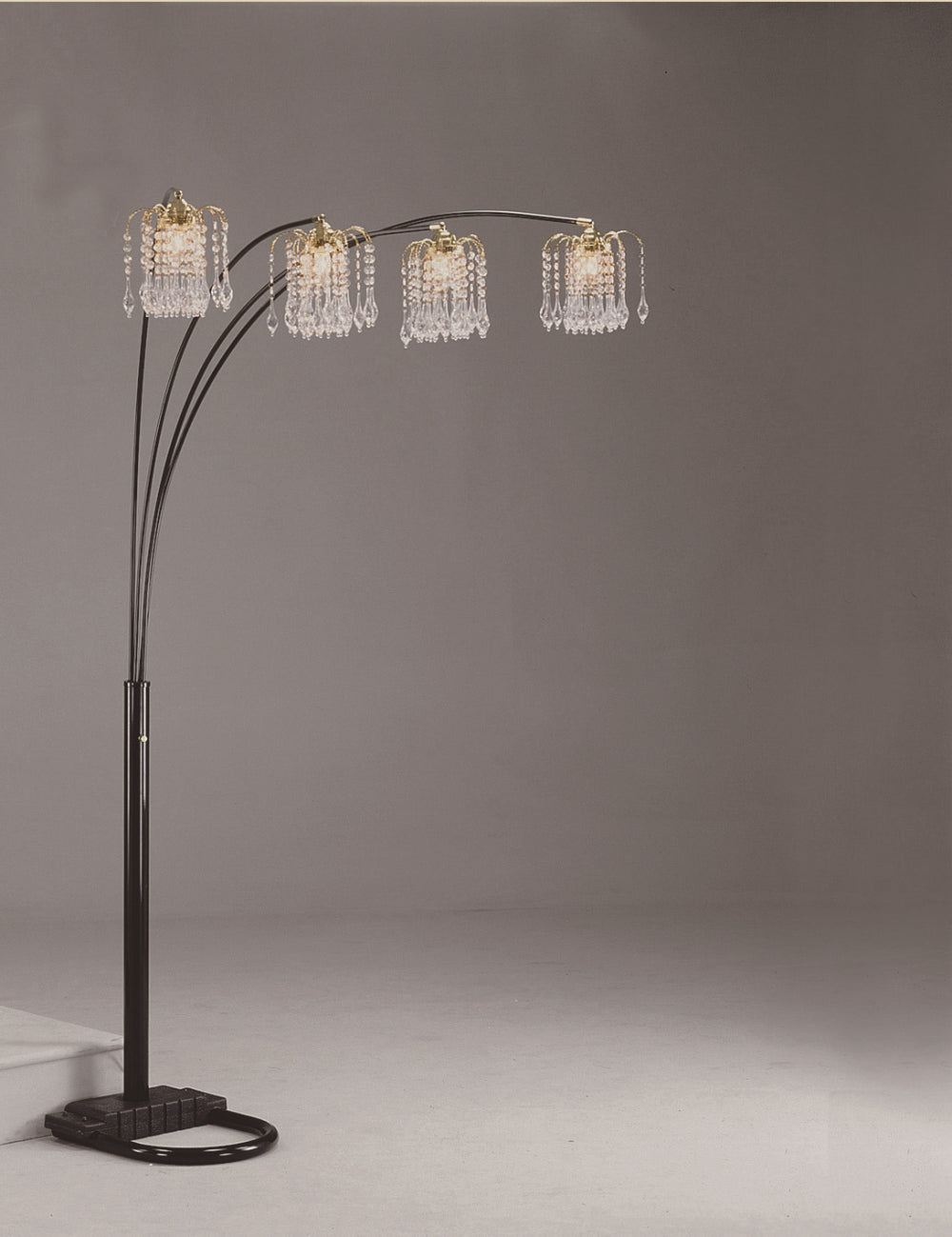 RAIN DROP ARC LAMP 84 H - furniture place usa