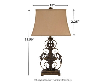 Sallee Table Lamp - furniture place usa
