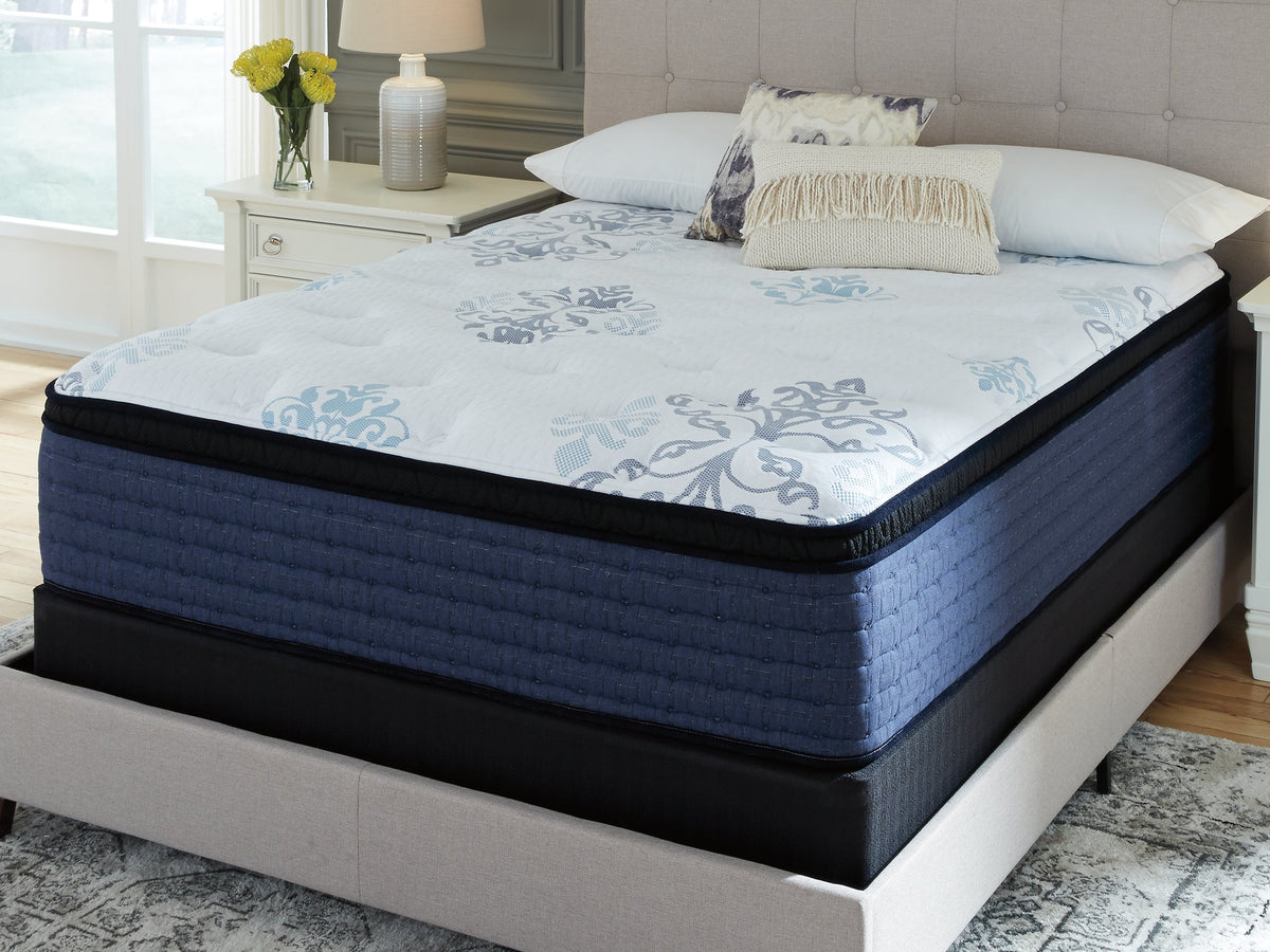 Bonita Springs Euro Top Queen Mattress with Better than a Boxspring Queen Foundation - furniture place usa