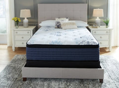 Bonita Springs Euro Top Queen Mattress with Better than a Boxspring Queen Foundation - furniture place usa