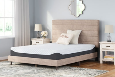 10 Inch Chime Elite Queen Memory Foam Mattress in a box with Head-Foot Model Best Queen Adjustable Base - furniture place usa