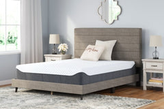 12 Inch Chime Elite Queen Memory Foam Mattress in a box with Head-Foot Model Better Queen Adjustable Base - furniture place usa