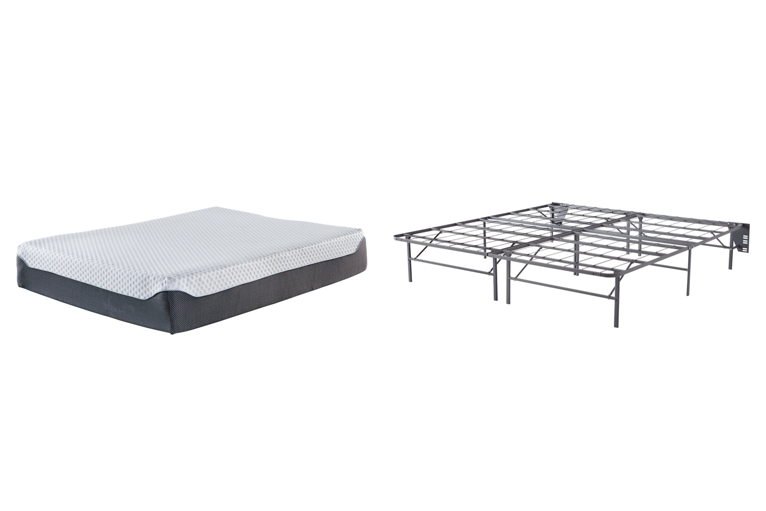12 Inch Chime Elite Queen Foundation with Mattress - furniture place usa