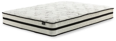 Chime 10 Inch Hybrid King Mattress in a Box with Head-Foot Model-Good King Adjustable Base