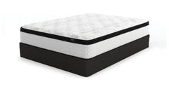 Chime 12 Inch Hybrid California King Mattress in a Box with Head-Foot Model Better California King Adjustable Head Base - furniture place usa