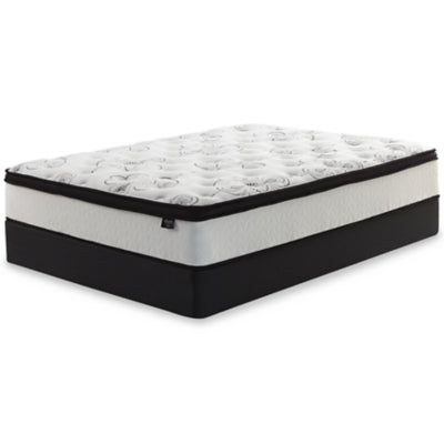 Chime 12 Inch Hybrid California King Mattress in a Box with Head-Foot Model Best California King Adjustable Base - furniture place usa