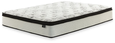 Chime 12 Inch Hybrid King Mattress in a Box with Head-Foot Model-Good King Adjustable Base - furniture place usa