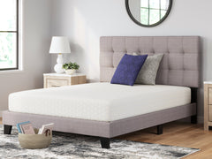 10 Inch Chime Memory Foam Queen Mattress in a Box with Head-Foot Model-Good Queen Adjustable Base
