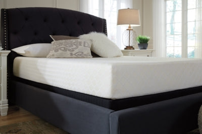 10 Inch Chime Memory Foam Queen Mattress in a Box with Head-Foot Model-Good Queen Adjustable Base