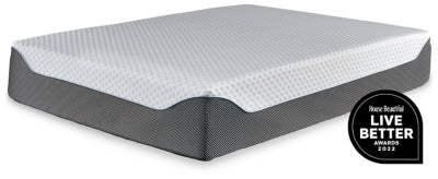 14 Inch Chime Elite Queen Memory Foam Mattress in a Box with Adjustable Head Queen Base - furniture place usa