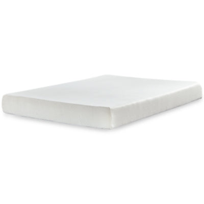 Chime 8 Inch Memory Foam King Mattress in a Box with Head-Foot Model-Good King Adjustable Base - furniture place usa