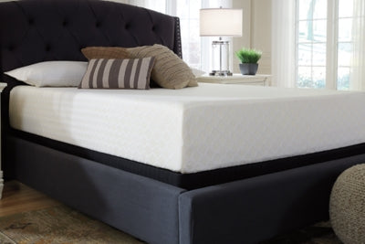 Chime 12 Inch Memory Foam King Mattress in a Box with Better than a Boxspring 2-Piece King Foundation - furniture place usa