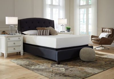 Chime 12 Inch Memory Foam Twin Mattress in a Box with Better than a Boxspring Twin Foundation - furniture place usa