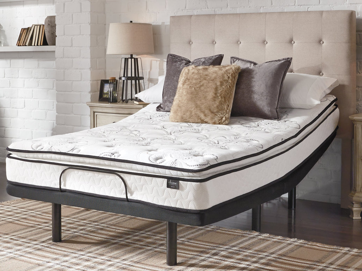 10 Inch Bonnell PT Queen Mattress with Better than a Boxspring Queen Foundation - furniture place usa