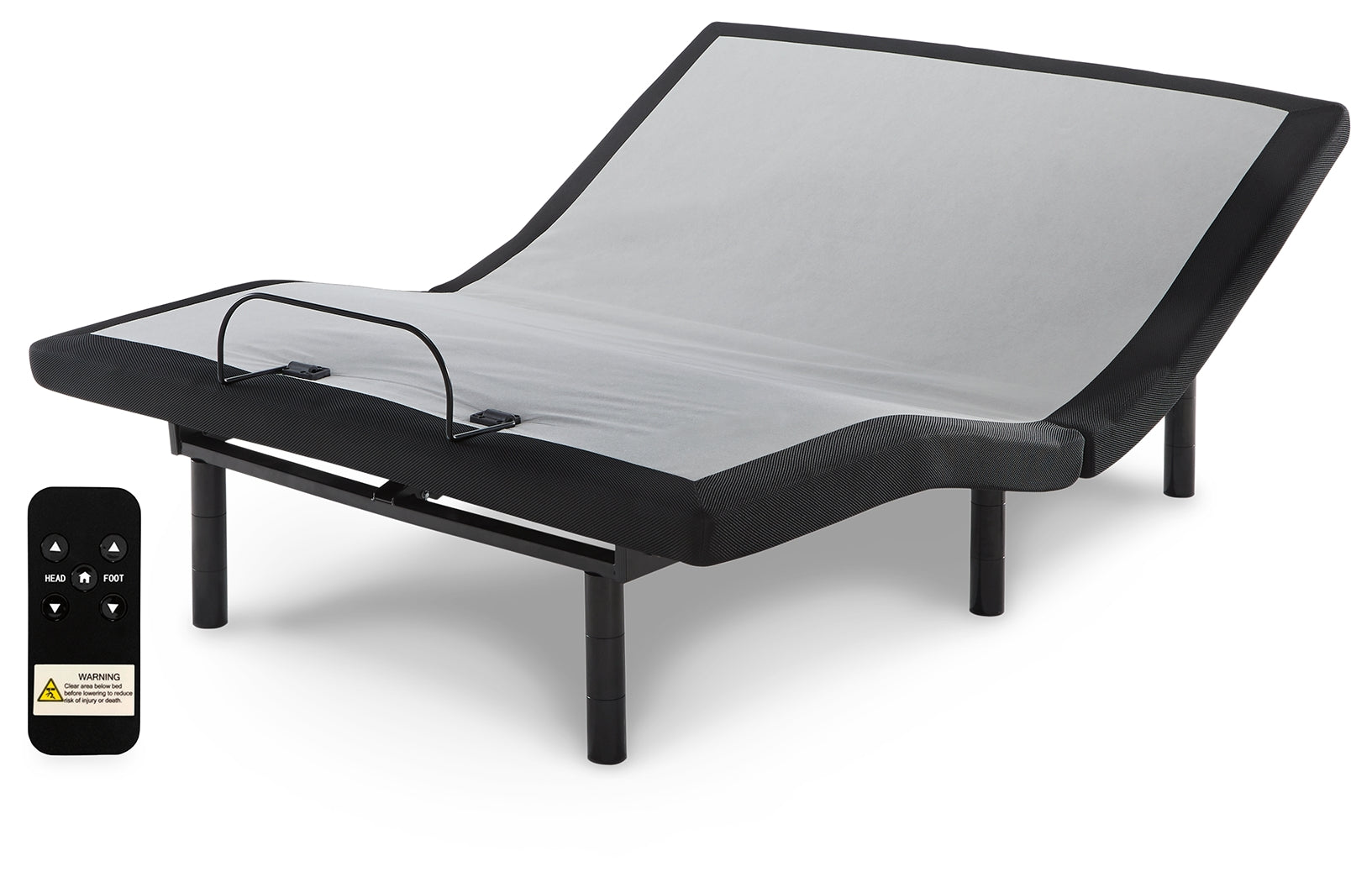 Hybrid 1600 King Mattress with Head-Foot Model-Good King Adjustable Base - furniture place usa
