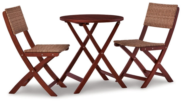 Safari Peak Outdoor Table and Chairs (Set of 3) - furniture place usa