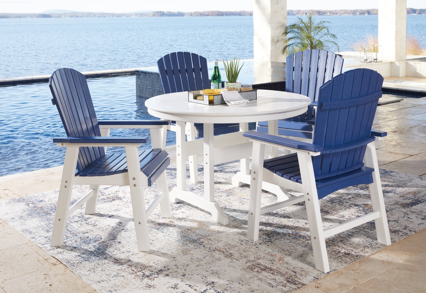 Toretto Outdoor Dining Table with 4 Chairs - furniture place usa