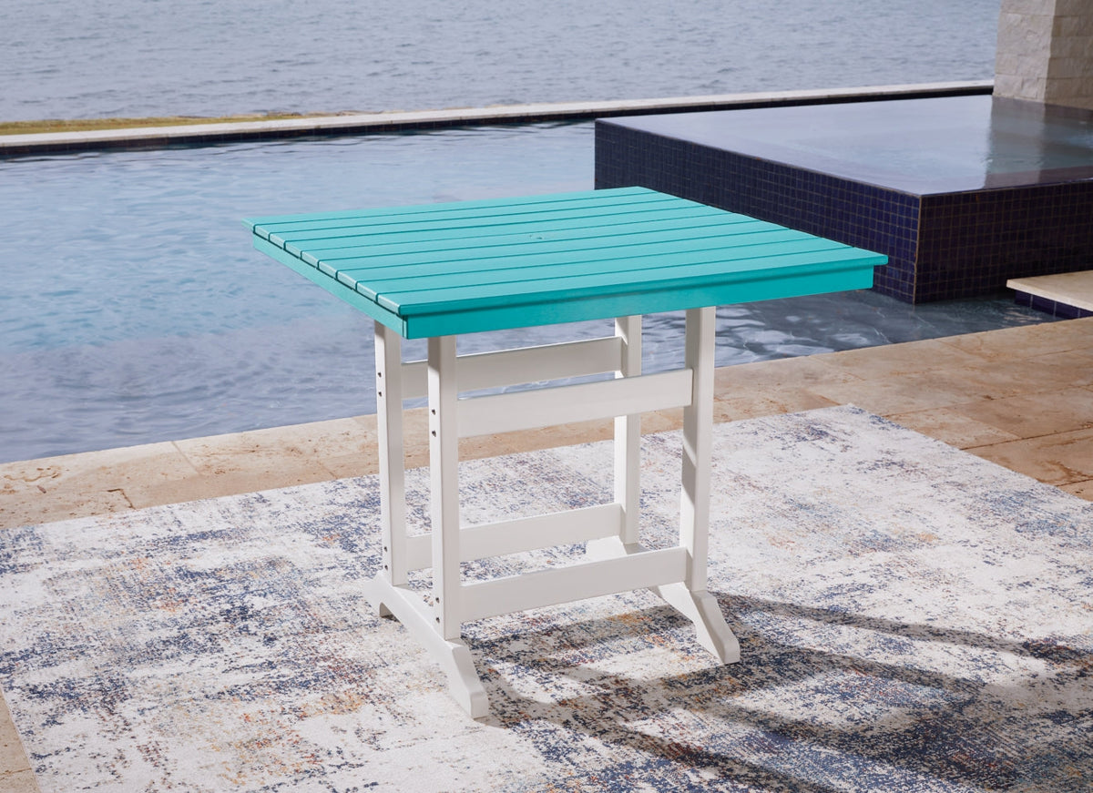 Eisely Outdoor Counter Height Dining Table - furniture place usa