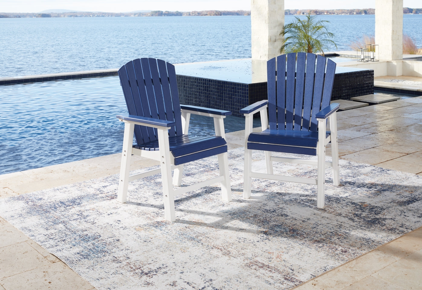 Toretto Outdoor Dining Arm Chair (Set of 2) - furniture place usa