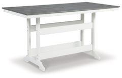 Transville Outdoor Counter Height Dining Table - furniture place usa