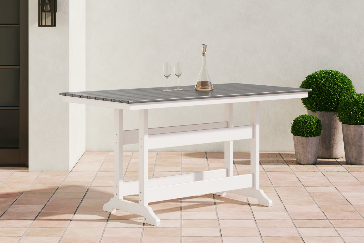 Transville Outdoor Counter Height Dining Table - furniture place usa