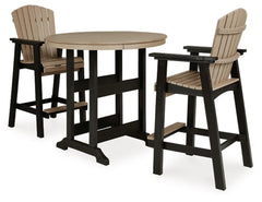 Fairen Trail Outdoor Bar Table and 2 Barstools - PKG009512