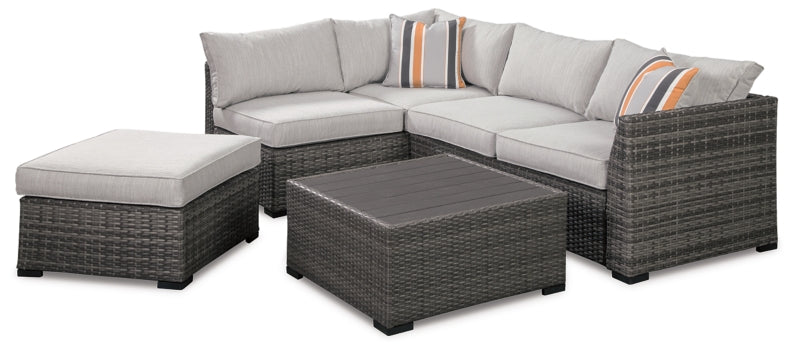 Cherry Point 4-piece Outdoor Sectional Set - furniture place usa