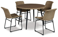 Amaris Outdoor Dining Table and 4 Chairs - furniture place usa