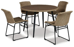 Amaris Outdoor Dining Table with 4 Chairs - furniture place usa