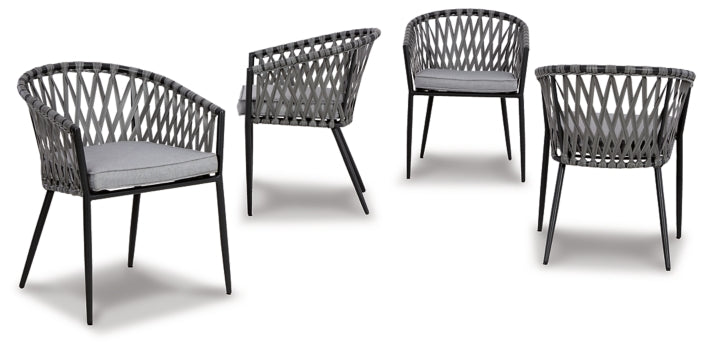 Palm Bliss Outdoor Dining Table and 4 Chairs - furniture place usa