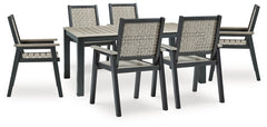 Mount Valley Outdoor Dining Table and 6 Chairs - PKG015414 - furniture place usa