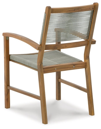Janiyah Outdoor Dining Arm Chair (Set of 2) - furniture place usa