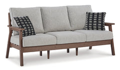Emmeline Outdoor Sofa and Loveseat with Coffee Table - furniture place usa
