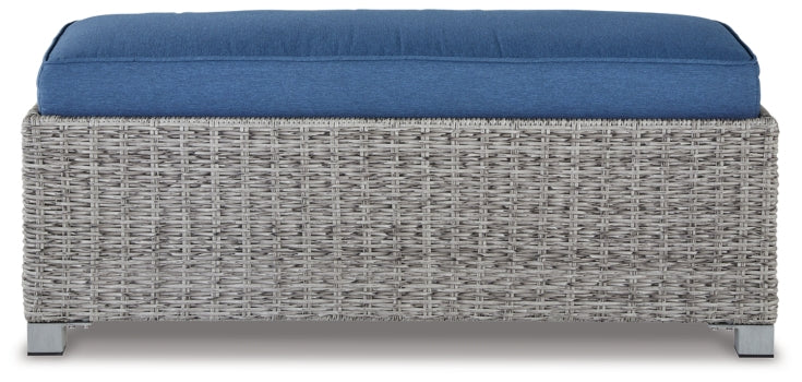 Naples Beach Outdoor Bench with Cushion - furniture place usa